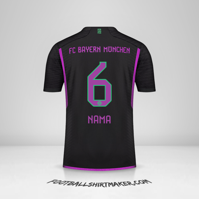 Jersey FC Bayern Munchen 2023/2024 Alternatif -  nama - 6
