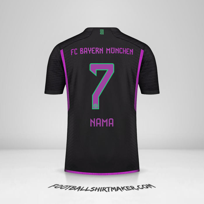 Jersey FC Bayern Munchen 2023/2024 Alternatif -  nama - 7