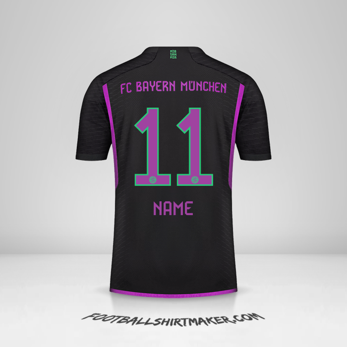 Trikot FC Bayern Munchen 2023/2024 Auswärts -  name - 11