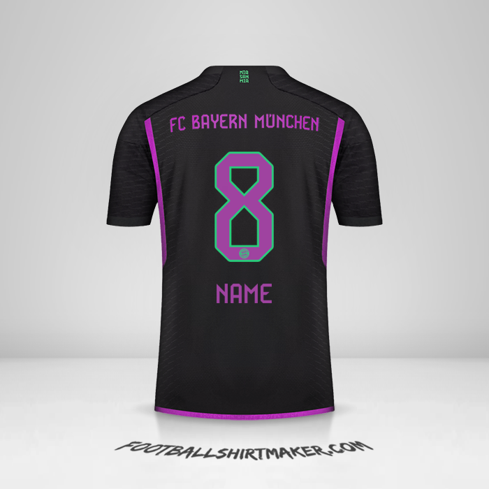 Trikot FC Bayern Munchen 2023/2024 Auswärts -  name - 8