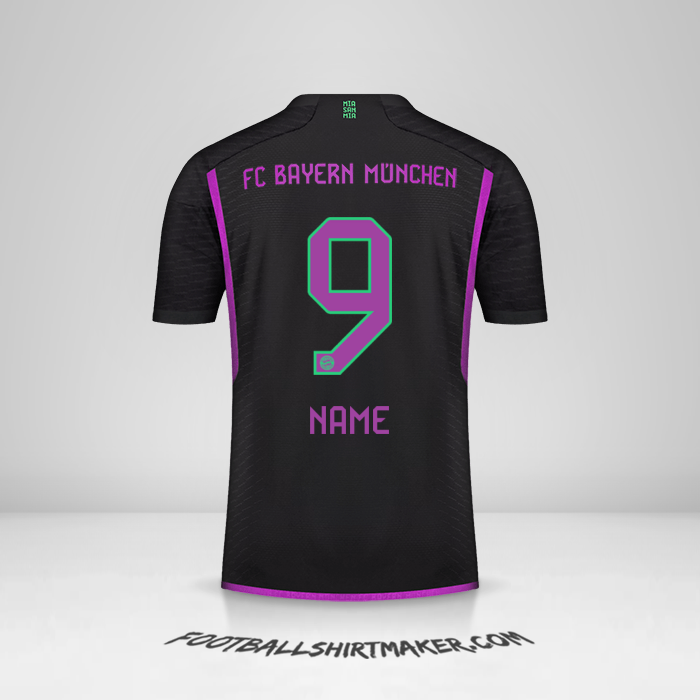 Shirt FC Bayern Munchen 2023/2024 Away -  name - 9