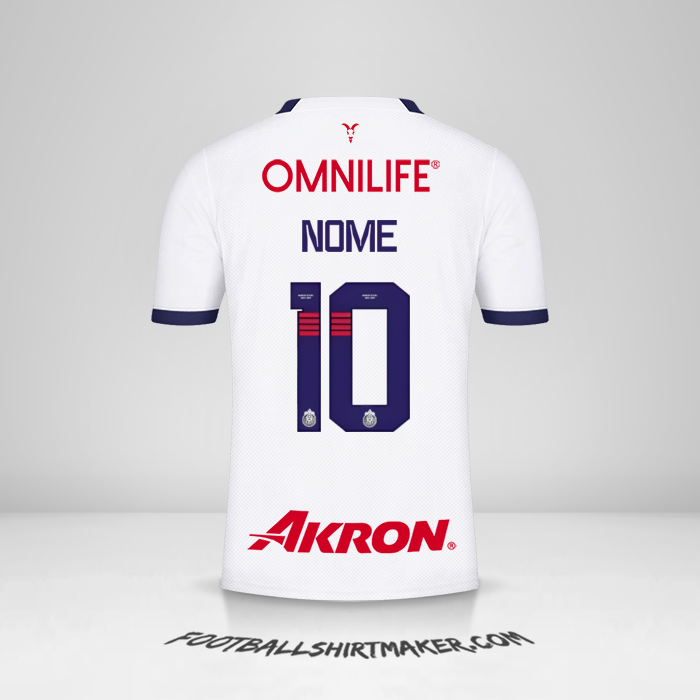 Camisa Guadalajara 2023/2024 Alternativa -  nome - 10