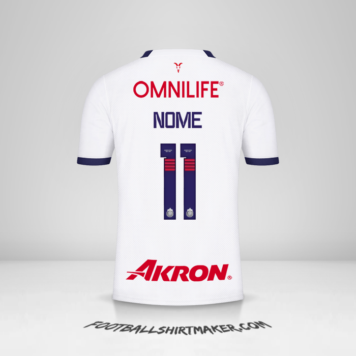 Camisa Guadalajara 2023/2024 Alternativa -  nome - 11