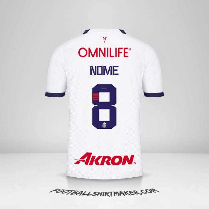 Camisola Guadalajara 2023/2024 Alternativa -  nome - 8