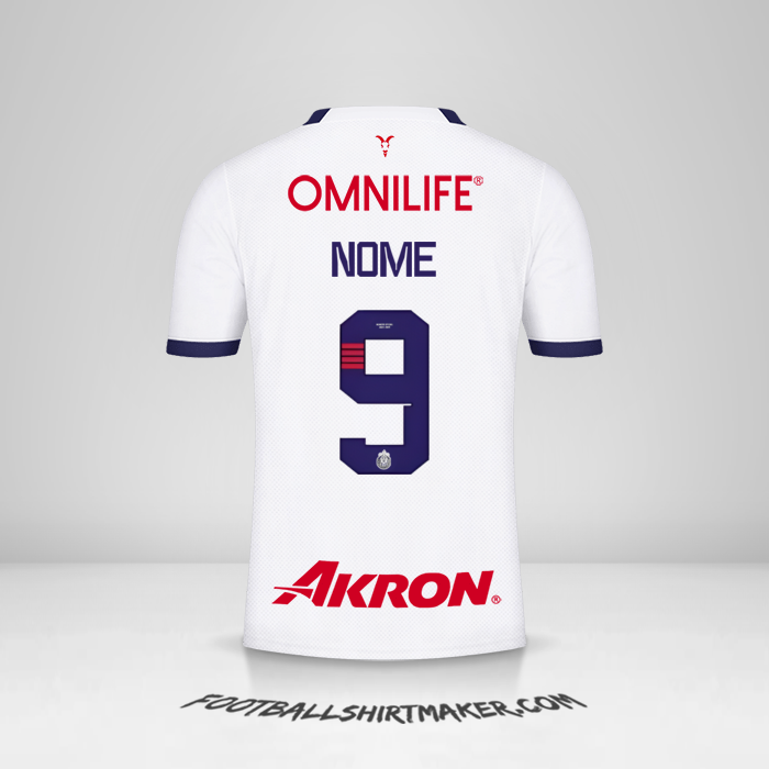 Maglia Guadalajara 2023/2024 Seconda -  nome - 9