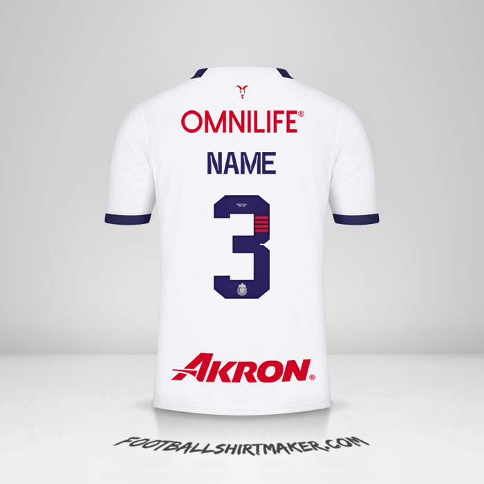 Trikot Guadalajara 2023/2024 Auswärts -  name - 3