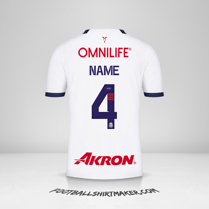 Jersey Guadalajara 2023/2024 Away -  name - 4