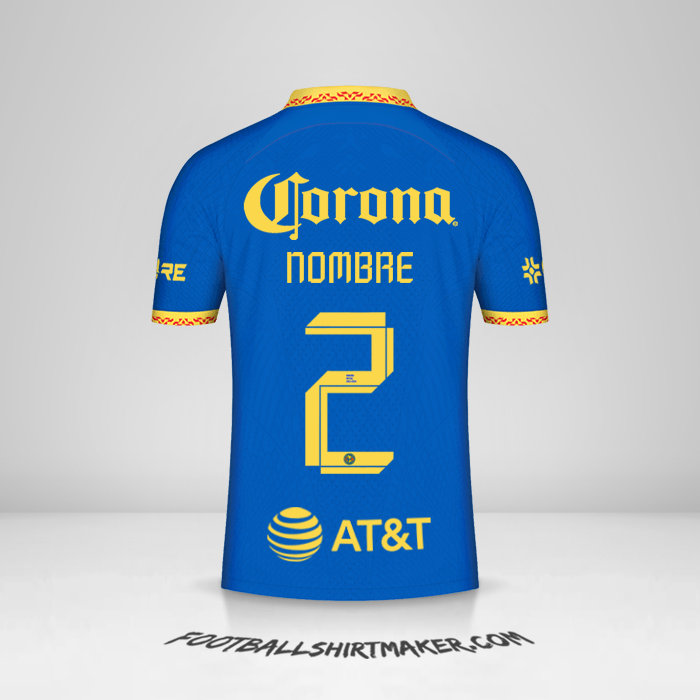 Jersey Club America 2023/2024 Visita -  nombre - 2
