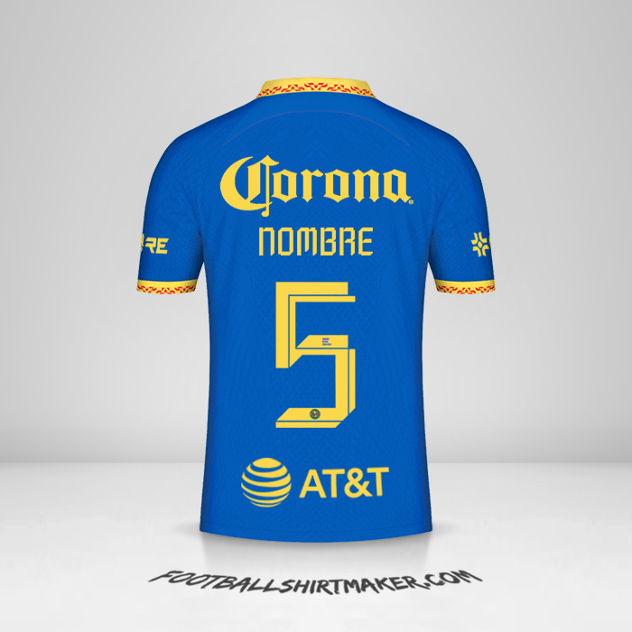 Jersey Club America 2023/2024 Visita -  nombre - 5