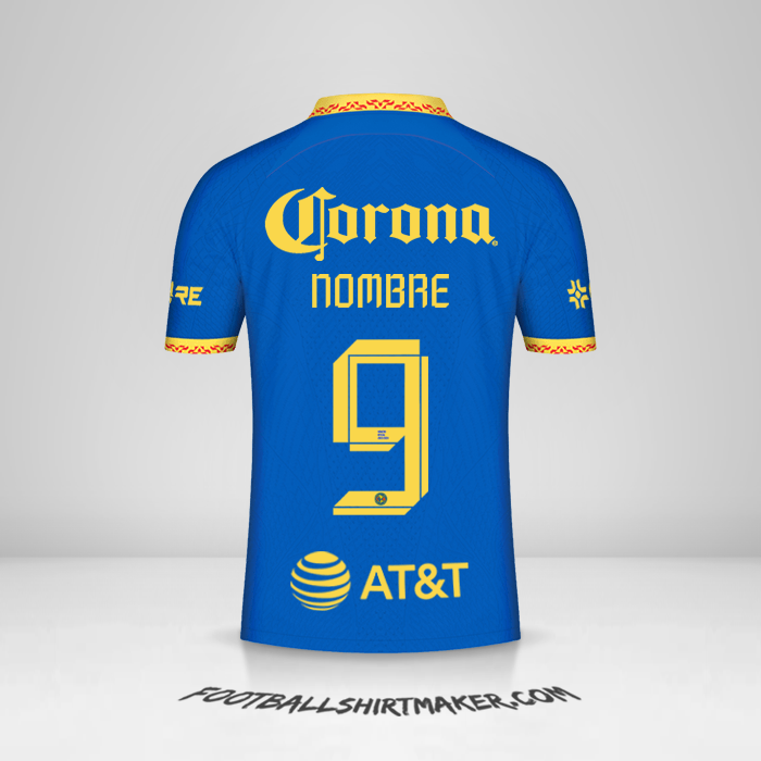 Jersey Club America 2023/2024 Visita -  nombre - 9