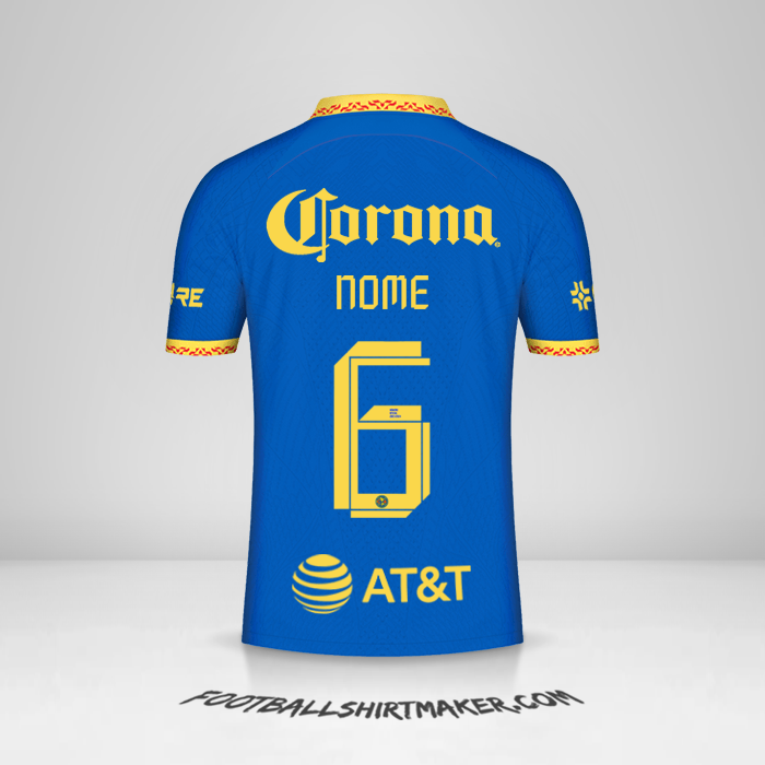 Maglia Club America 2023/2024 Seconda -  nome - 6