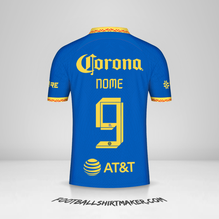 Maglia Club America 2023/2024 Seconda -  nome - 9