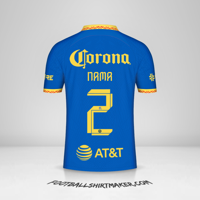 Jersey Club America 2023/2024 Alternatif -  nama - 2