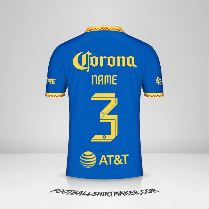 Trikot Club America 2023/2024 Auswärts -  name - 3