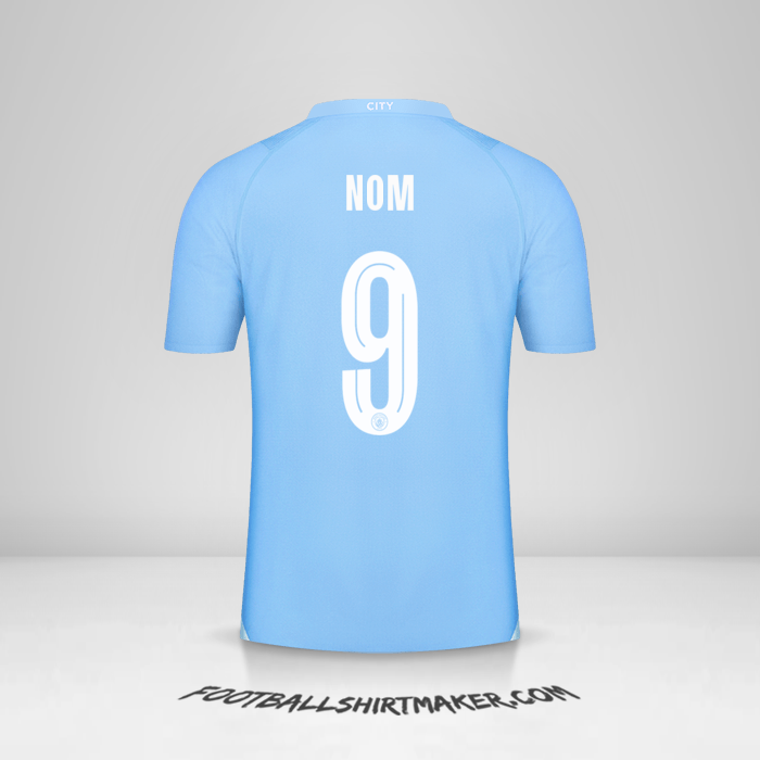 Maillot Manchester City World Cup 2023/2024 -  nom - 9