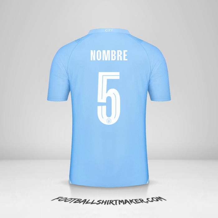 Jersey Manchester City World Cup 2023/2024 -  nombre - 5