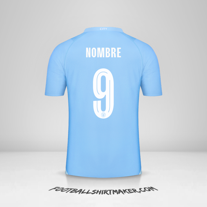 Jersey Manchester City World Cup 2023/2024 -  nombre - 9