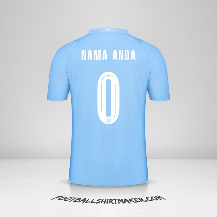 Jersey Manchester City World Cup 2023/2024 -  nama anda - 0
