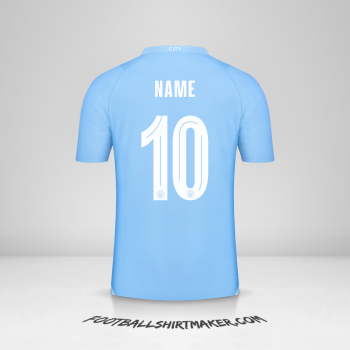 Trikot Manchester City World Cup 2023/2024 -  name - 10