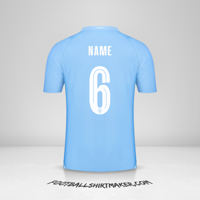 Jersey Manchester City World Cup 2023/2024 -  name - 6