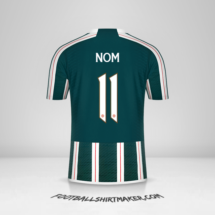 Maillot Manchester United Cup 2023/2024 Extérieur -  nom - 11