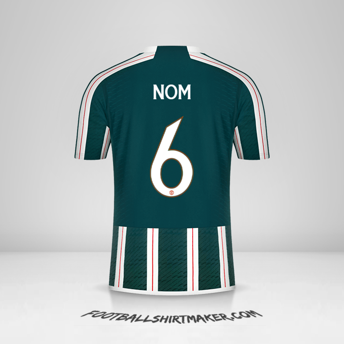 Maillot Manchester United Cup 2023/2024 Extérieur -  nom - 6