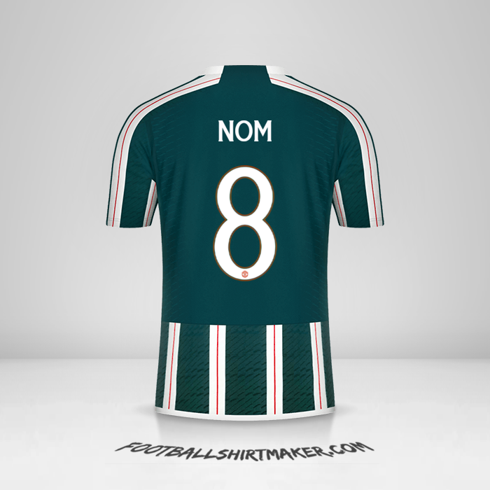 Maillot Manchester United Cup 2023/2024 Extérieur -  nom - 8