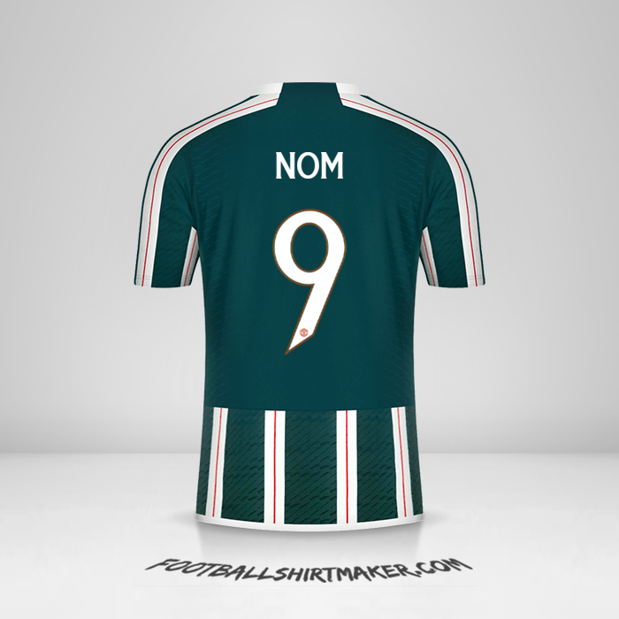 Maillot Manchester United Cup 2023/2024 Extérieur -  nom - 9