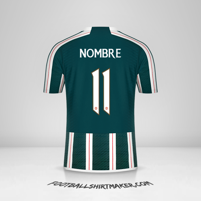 Jersey Manchester United Cup 2023/2024 Visita -  nombre - 11