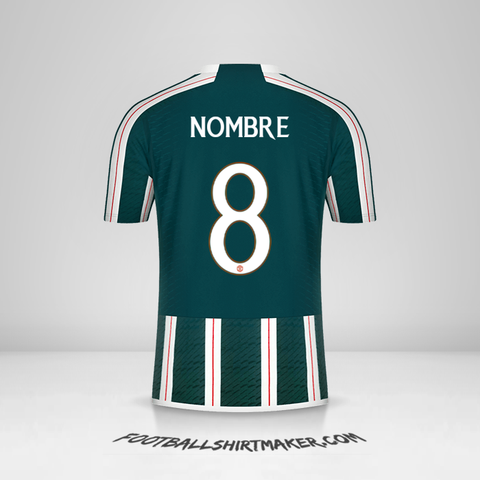 Jersey Manchester United Cup 2023/2024 Visita -  nombre - 8