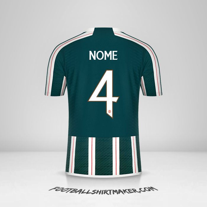 Maglia Manchester United Cup 2023/2024 Seconda -  nome - 4