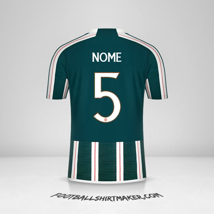 Maglia Manchester United Cup 2023/2024 Seconda -  nome - 5