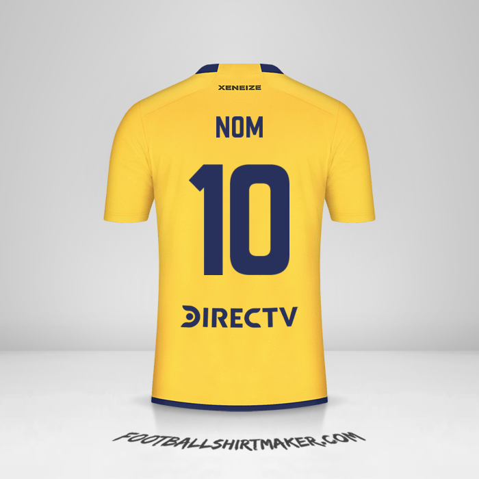 Maillot Boca Juniors 2023/2024 Extérieur -  nom - 10