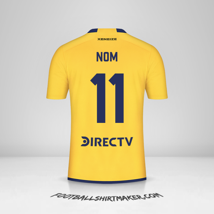 Maillot Boca Juniors 2023/2024 Extérieur -  nom - 11
