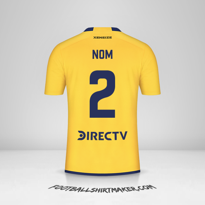 Maillot Boca Juniors 2023/2024 Extérieur -  nom - 2