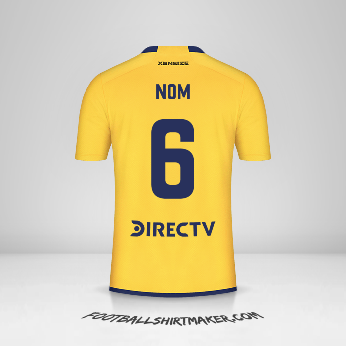 Maillot Boca Juniors 2023/2024 Extérieur -  nom - 6