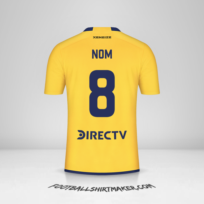 Maillot Boca Juniors 2023/2024 Extérieur -  nom - 8