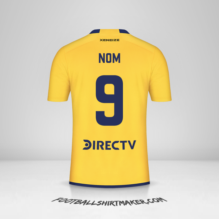 Maillot Boca Juniors 2023/2024 Extérieur -  nom - 9