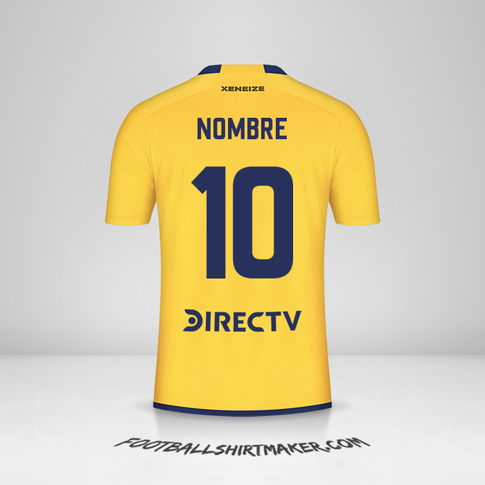 Jersey Boca Juniors 2023/2024 Visita -  nombre - 10