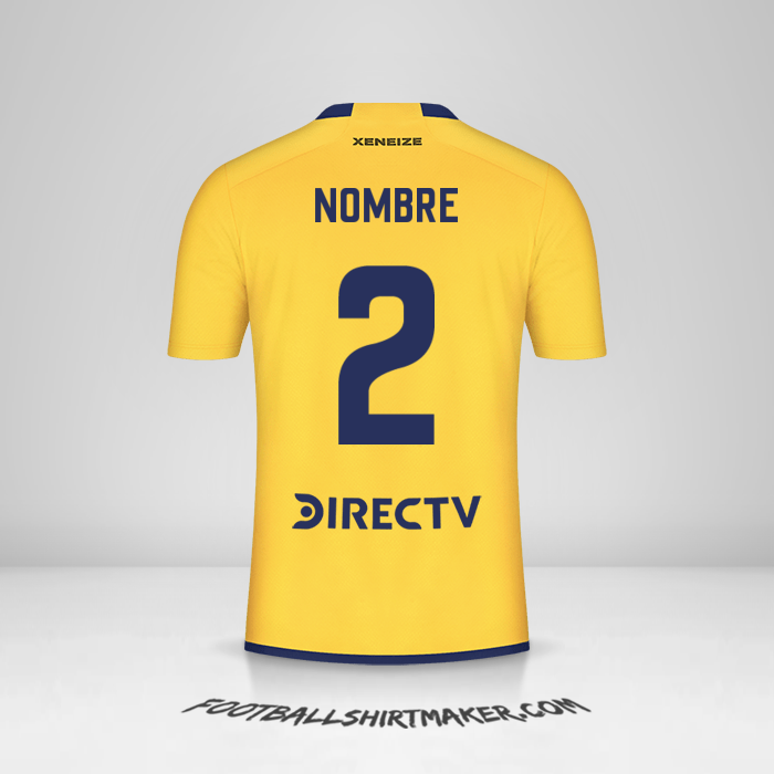 Jersey Boca Juniors 2023/2024 Visita -  nombre - 2