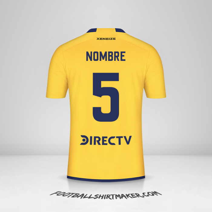 Camiseta Boca Juniors 2023/2024 Visita -  nombre - 5