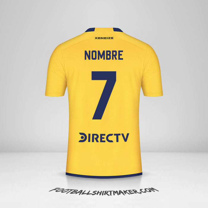 Jersey Boca Juniors 2023/2024 Visita -  nombre - 7
