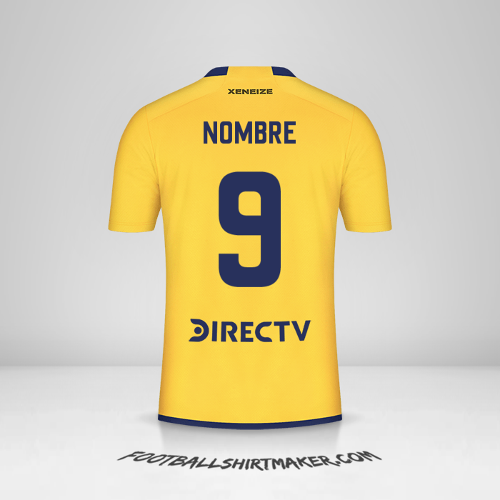 Jersey Boca Juniors 2023/2024 Visita -  nombre - 9
