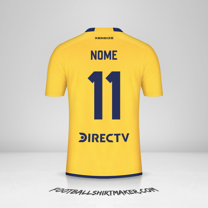 Camisola Boca Juniors 2023/2024 Alternativa -  nome - 11