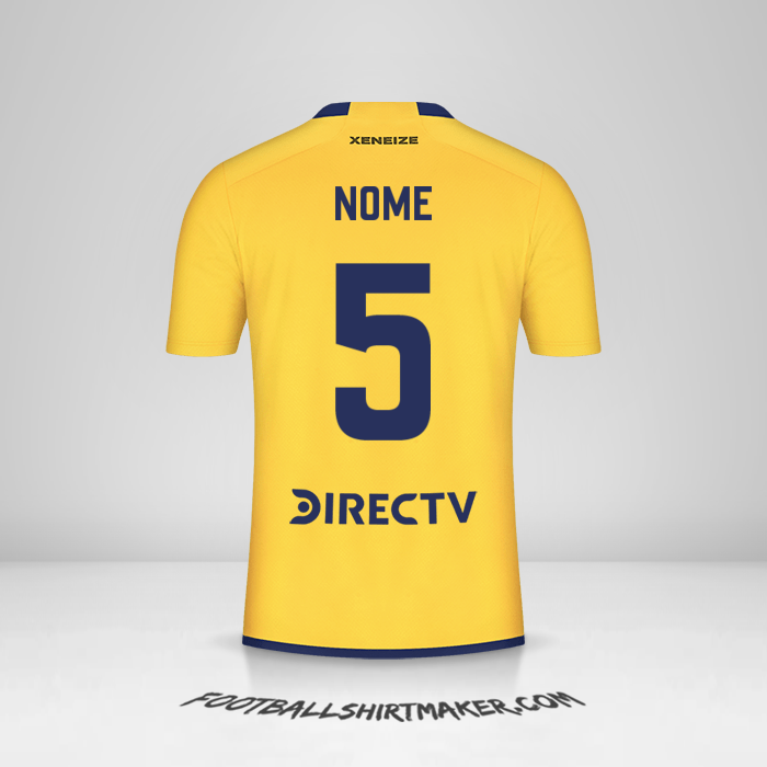 Maglia Boca Juniors 2023/2024 Seconda -  nome - 5