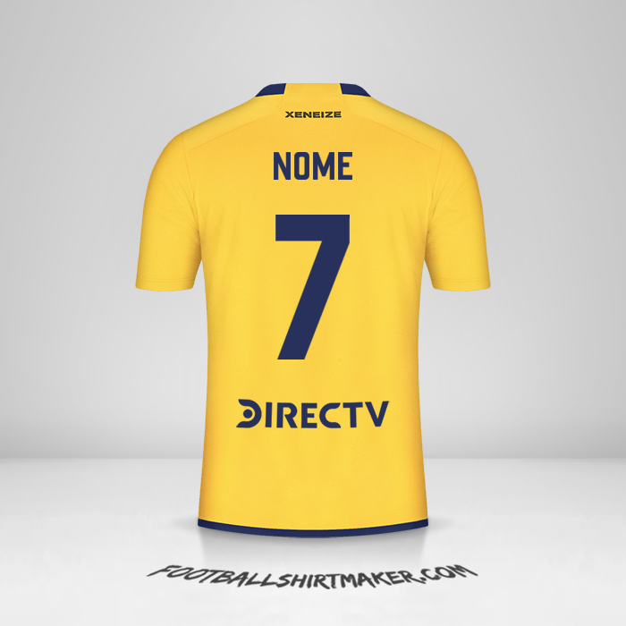 Camisola Boca Juniors 2023/2024 Alternativa -  nome - 7