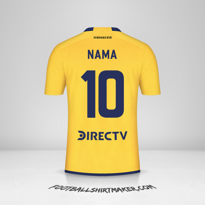 Jersey Boca Juniors 2023/2024 Alternatif -  nama - 10