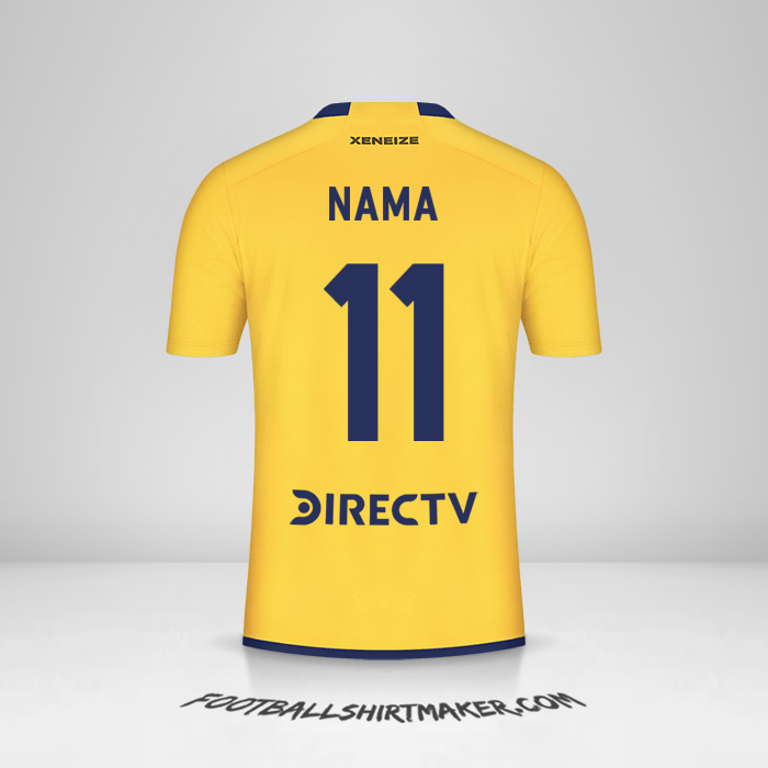 Jersey Boca Juniors 2023/2024 Alternatif -  nama - 11