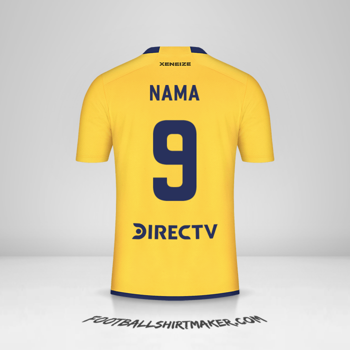 Jersey Boca Juniors 2023/2024 Alternatif -  nama - 9