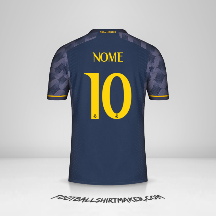 Maglia Real Madrid CF Cup 2023/2024 Seconda -  nome - 10